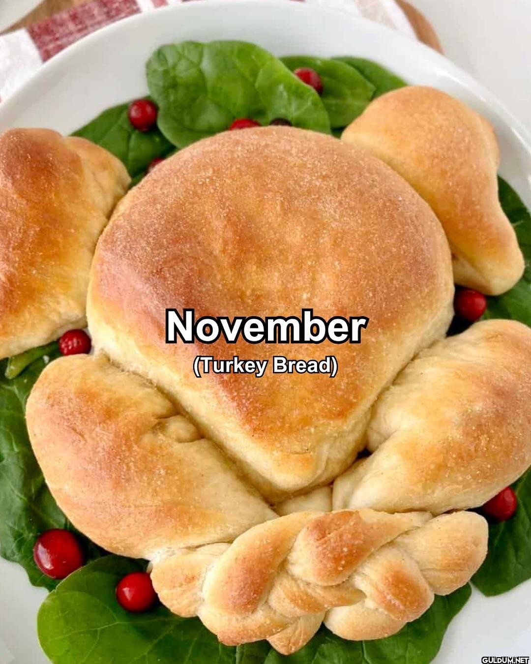 November (Turkey Bread)