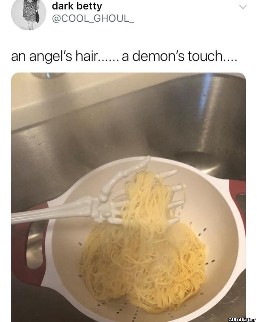 an angel's hair...... a...