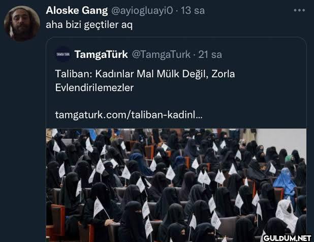 13 sa aha bizi geçtiler aq...