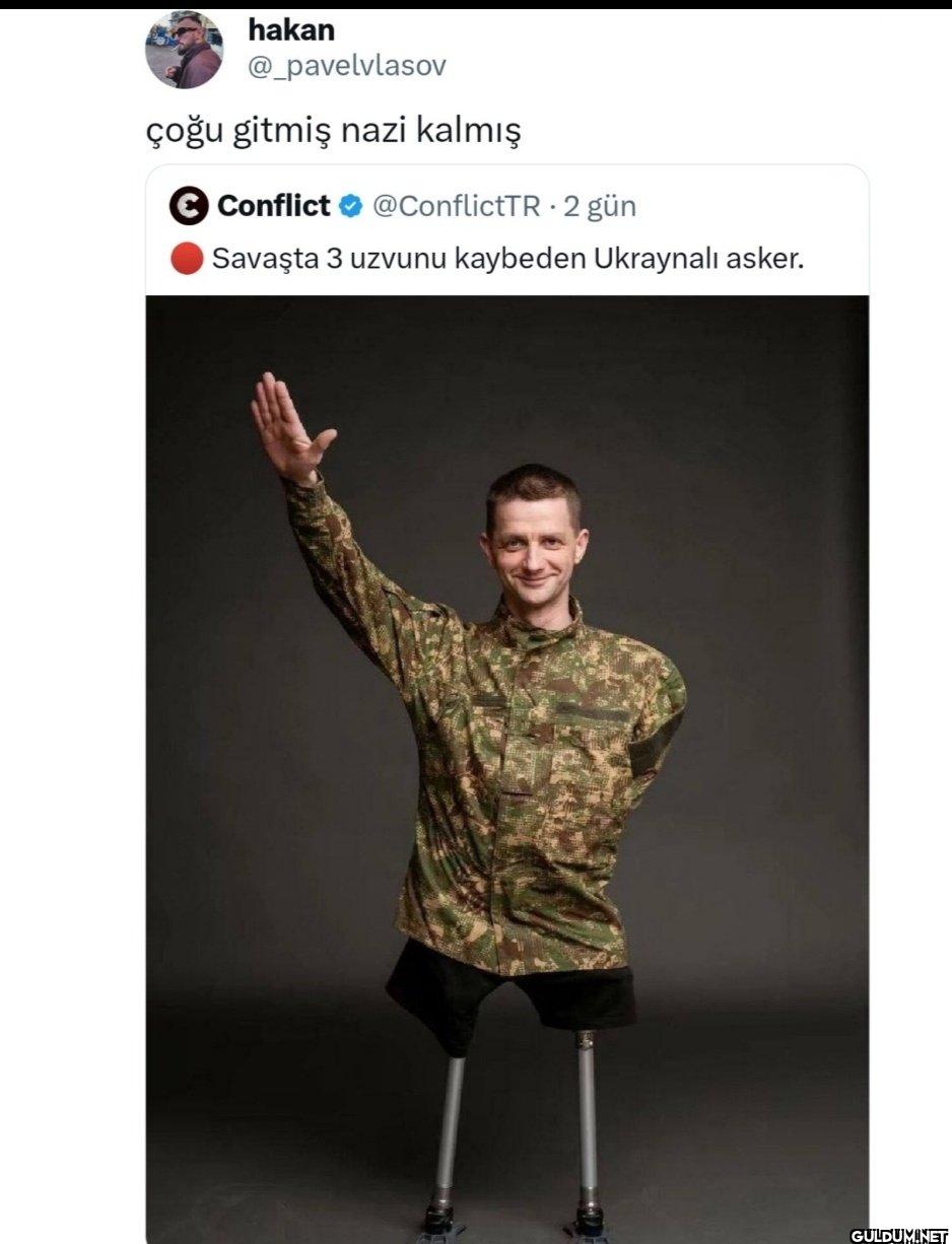 çoğu gitmiş nazi kalmış...
