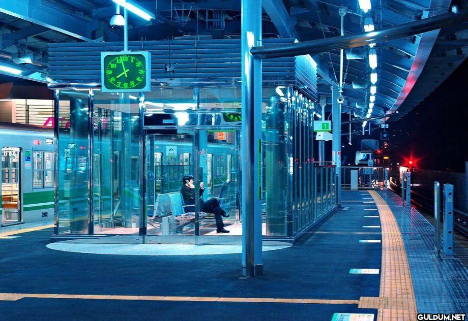 Japan railway platforms...