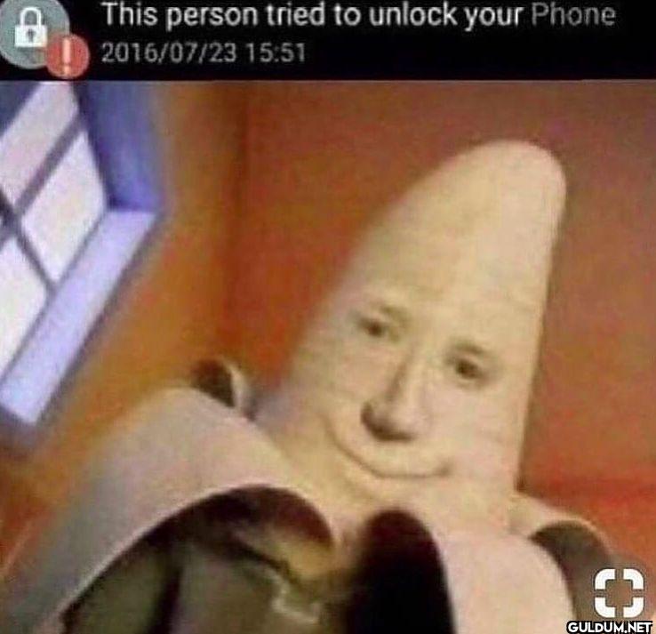 This person tried to...