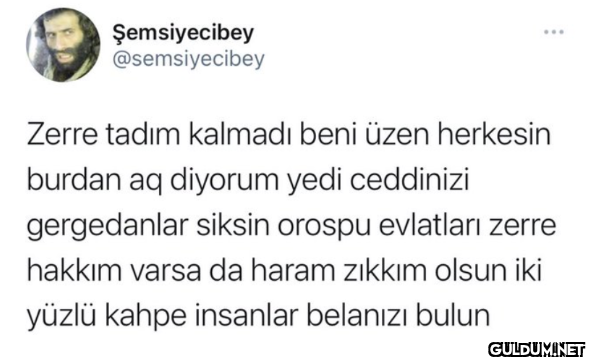 Gece gece benim asabiyet...