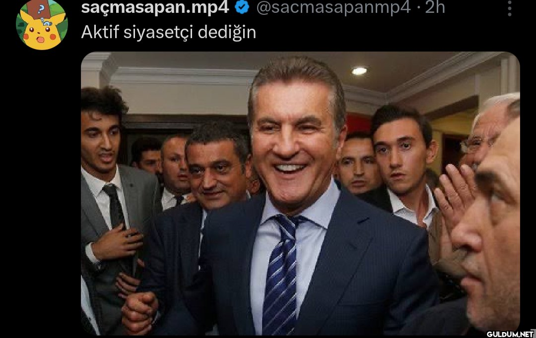 Aktif siyasetçi dediğin