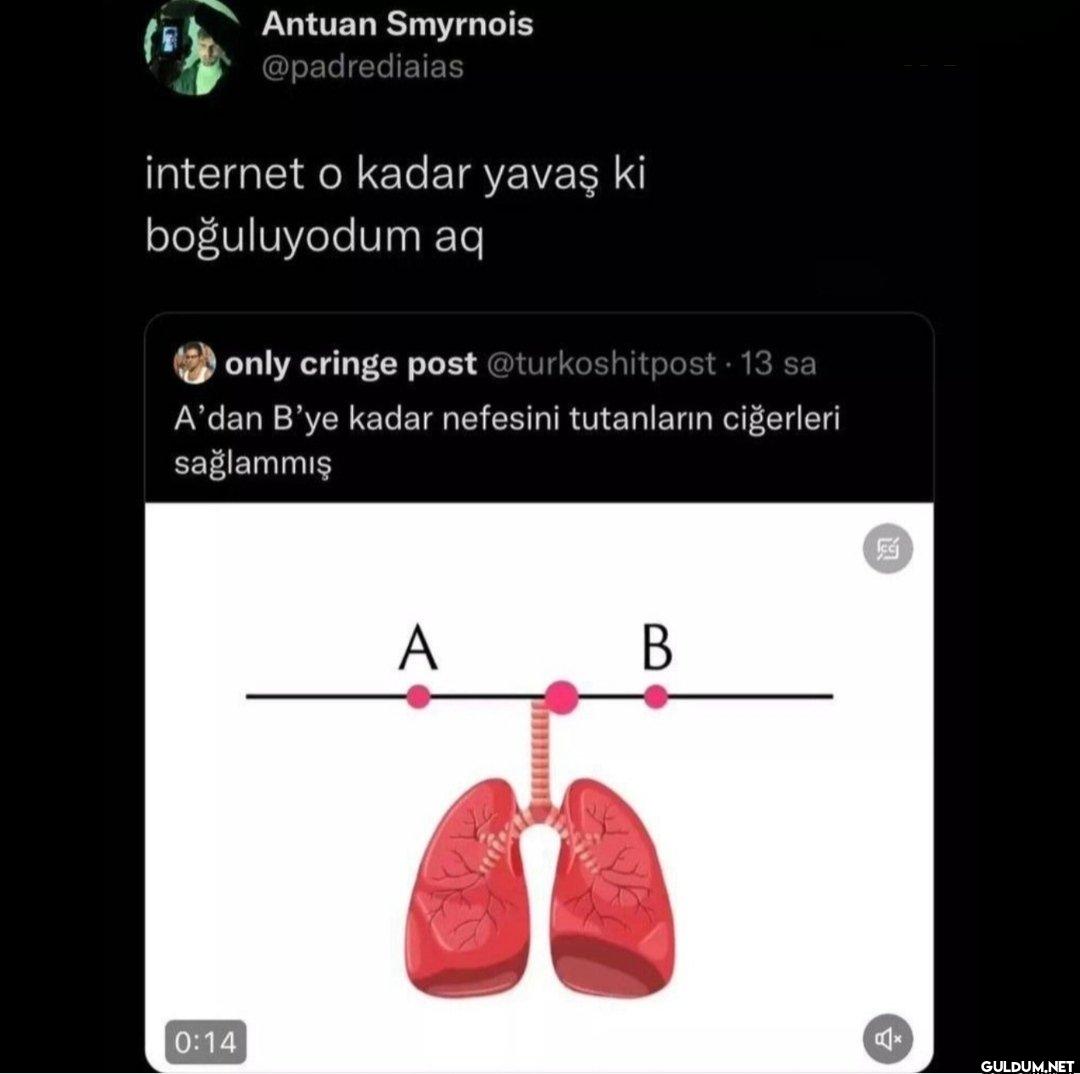 internet o kadar yavaş ki...