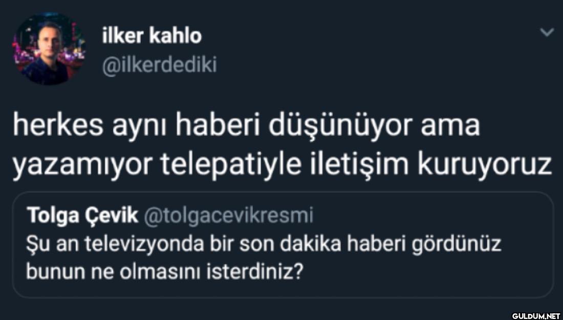 herkes aynı haberi...