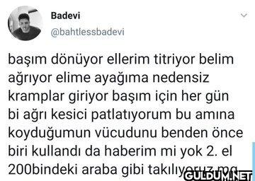 başım dönüyor ellerim...