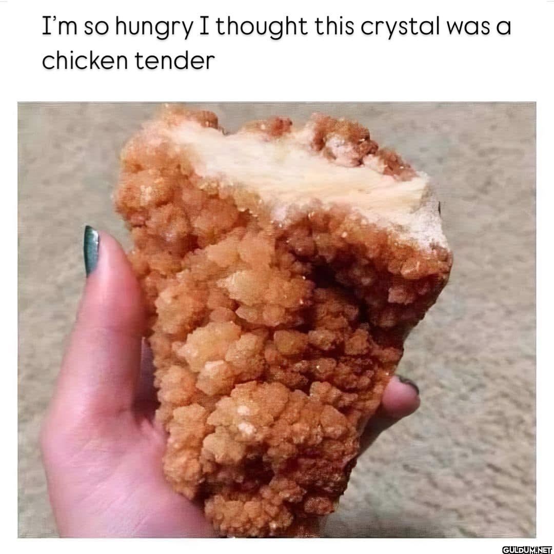 I'm so hungry I thought...