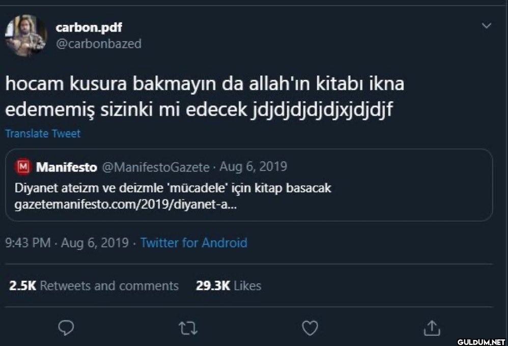 hocam kusura bakmayın da...