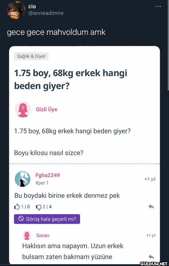 gece gece mahvoldum amk...