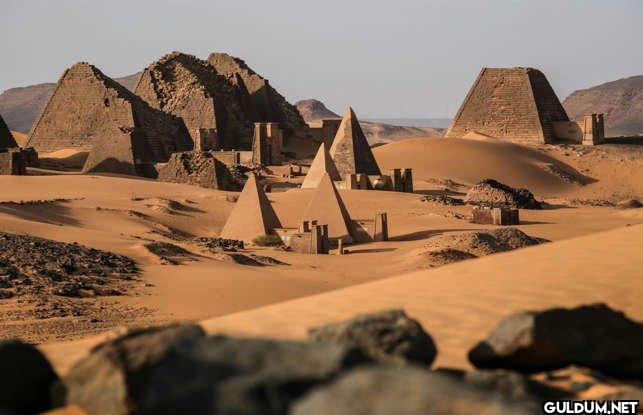 2. Nubian pyramids, Meroe, Sudan