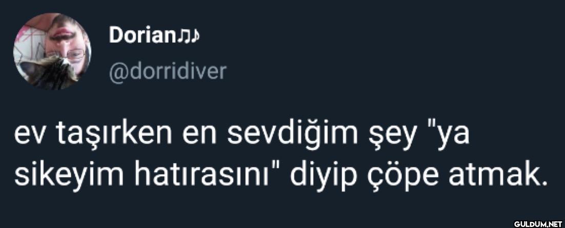 ev taşırken en sevdiğim...
