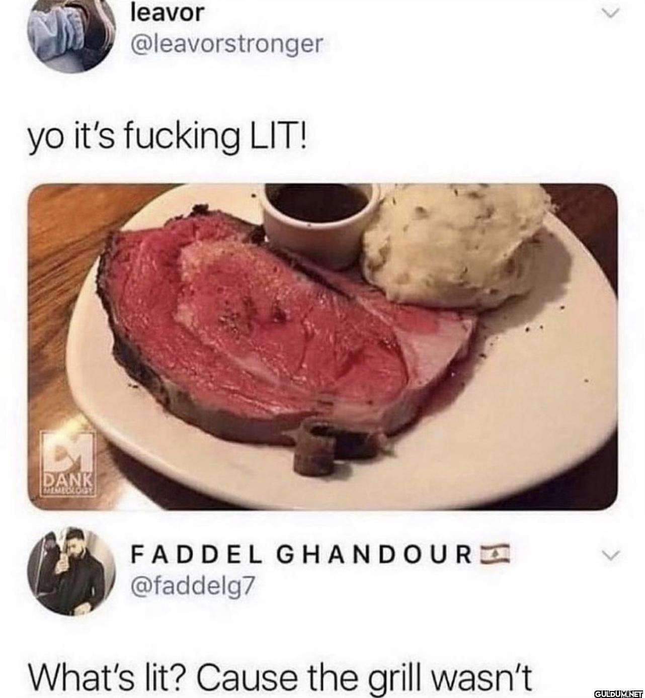yo it's fucking LIT! DANK...