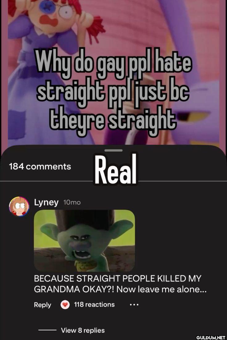 Why do gay ppl hate...