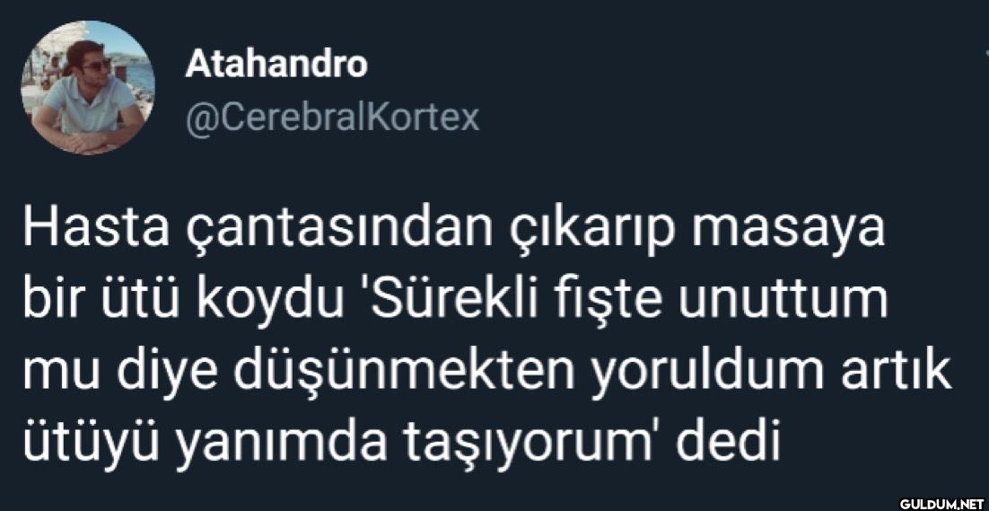 Hasta çantasından çıkarıp...