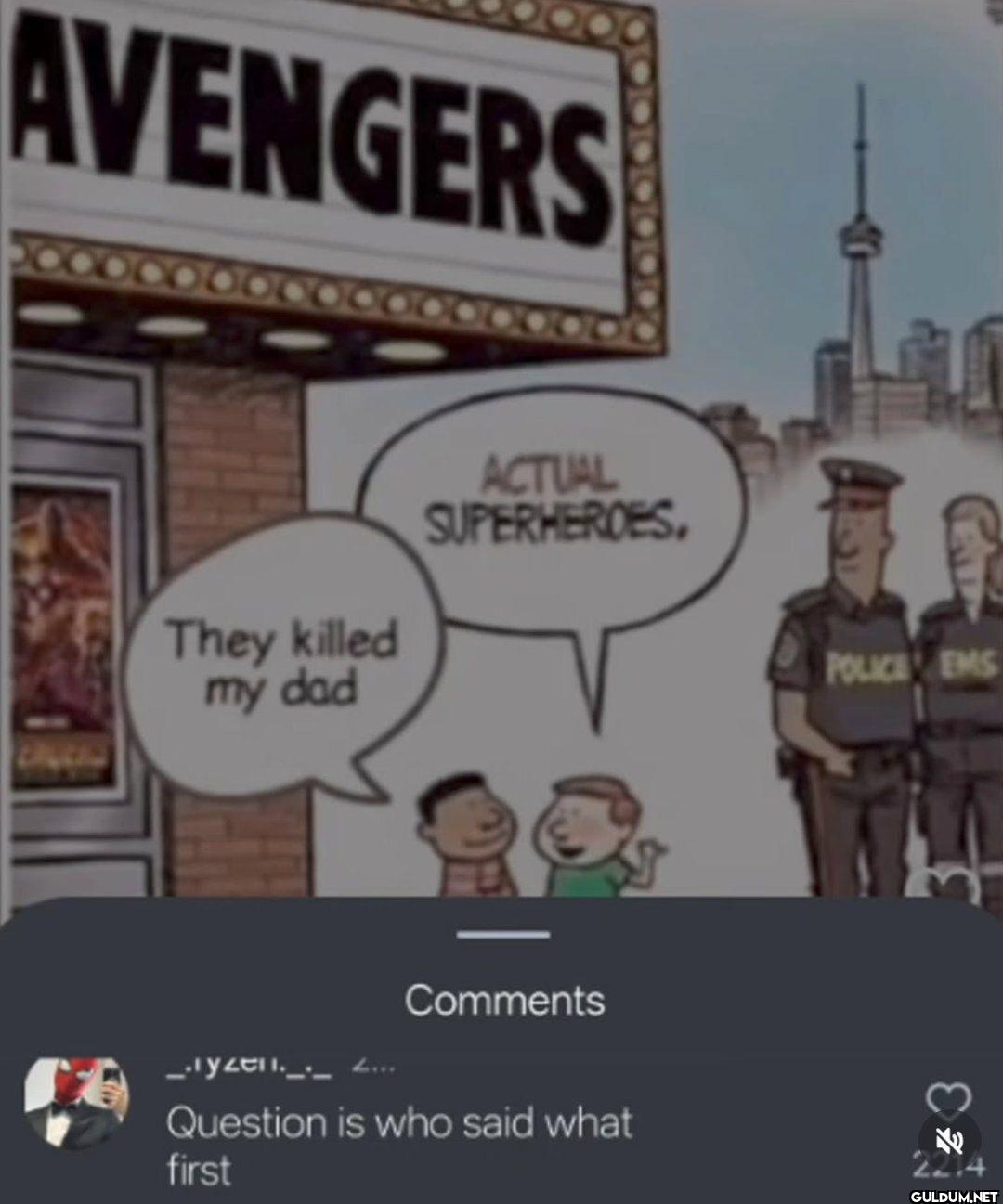 AVENGERS They killed my...