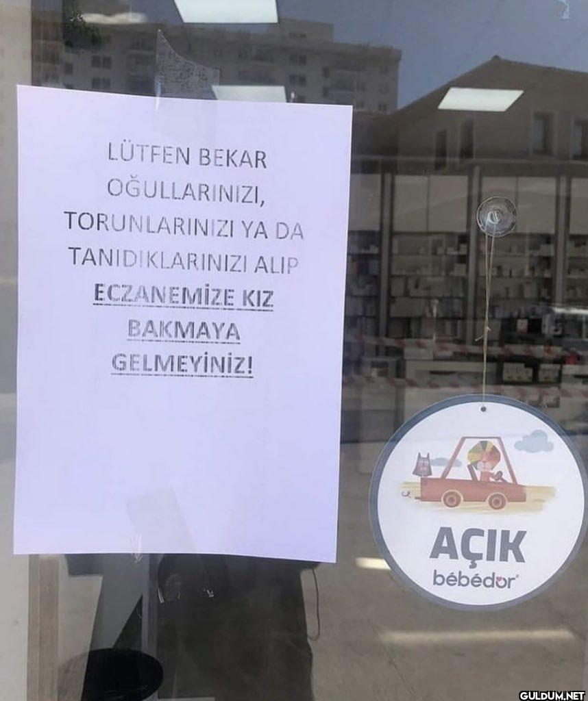 LÜTFEN BEKAR OĞULLARINIZI,...