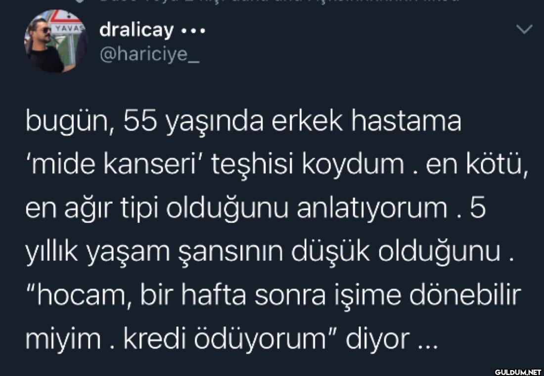 bugün, 55 yaşında erkek...