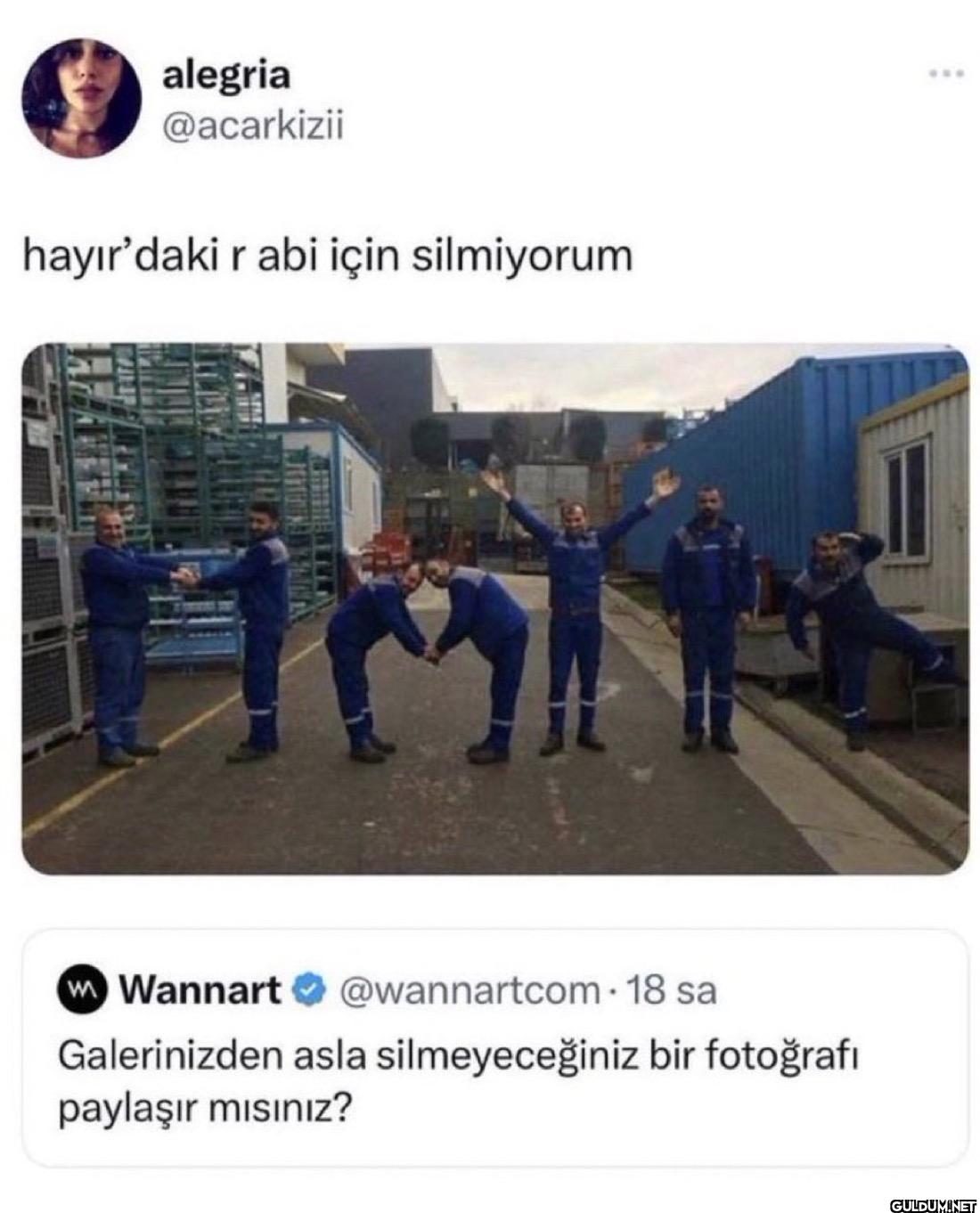 hayır'daki r abi için...