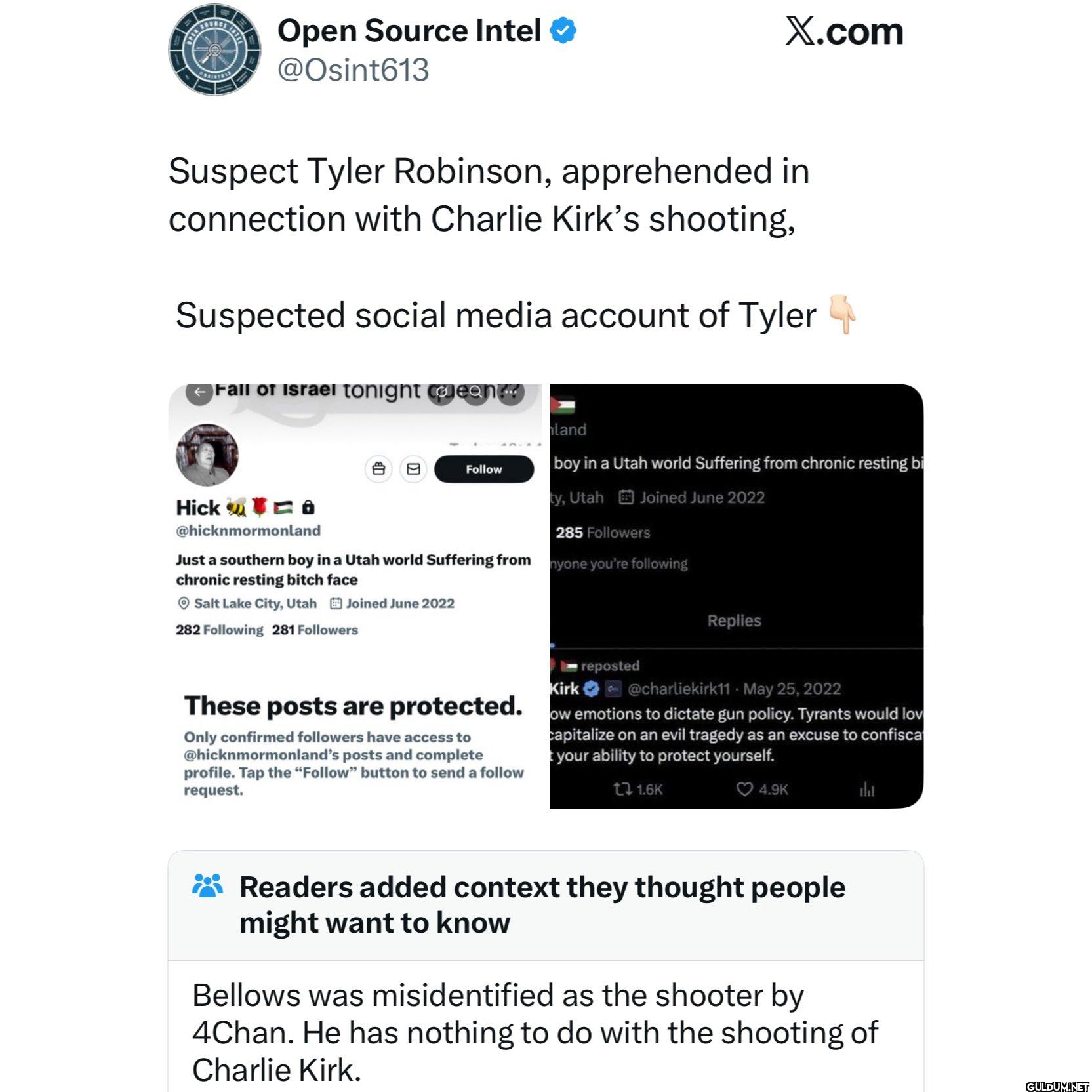 X.com Suspect Tyler...