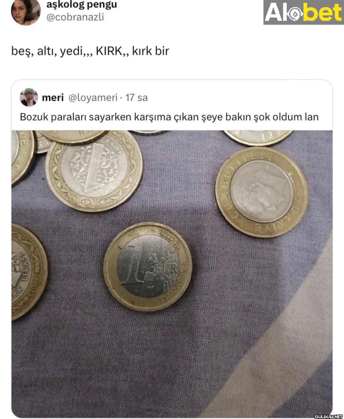 beş, altı, yedi,,, KIRK,,...