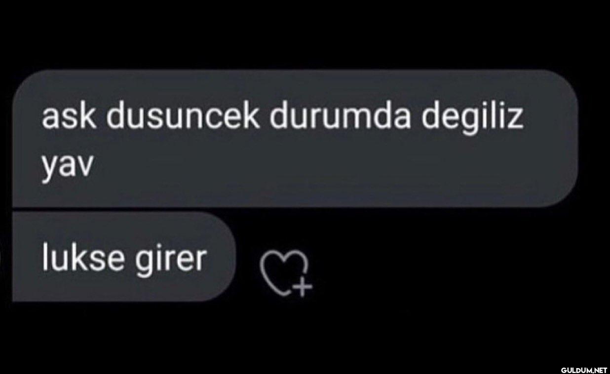 ask dusuncek durumda...