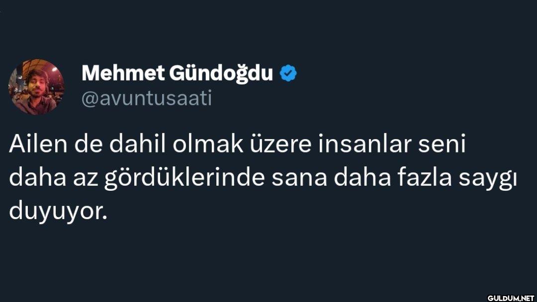 Ailen de dahil olmak üzere...
