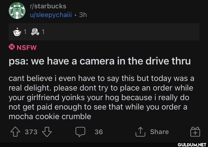 1 r/starbucks...