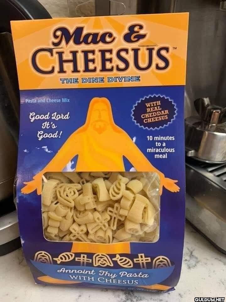 thoughts?    Mac & CHEESUS...