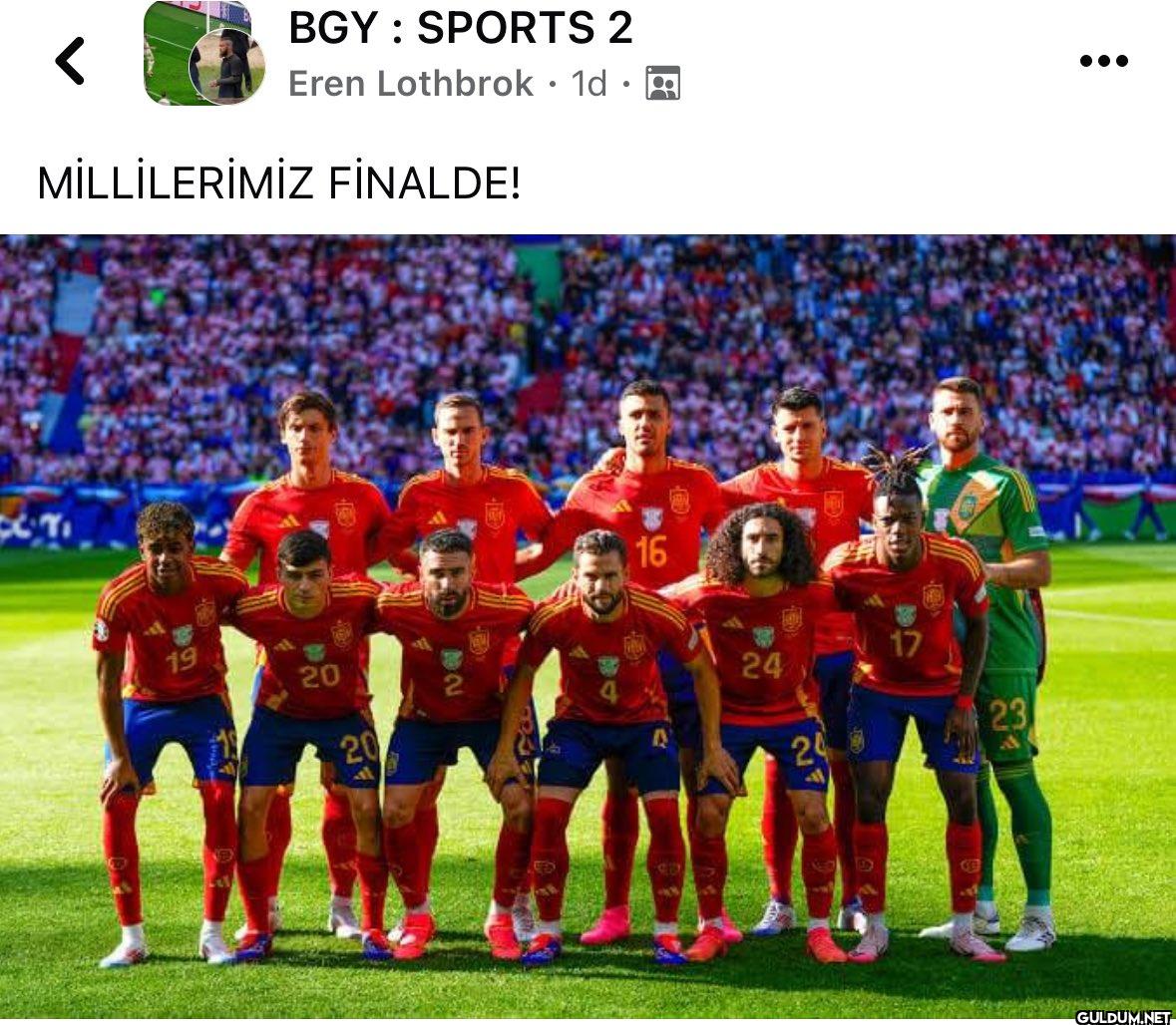 İspanya Finalde…    BGY:...