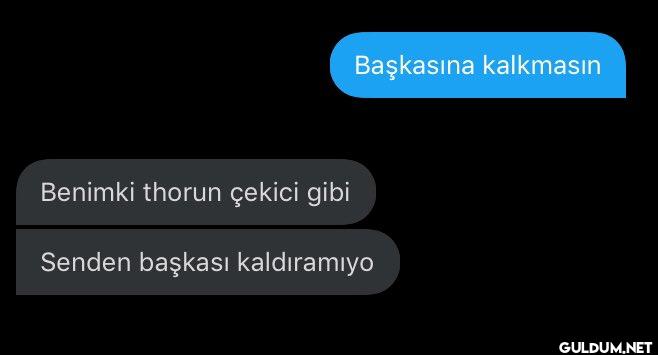 Başkasına kalkmasın...