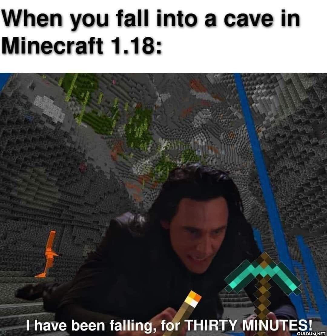 When you fall into a cave...