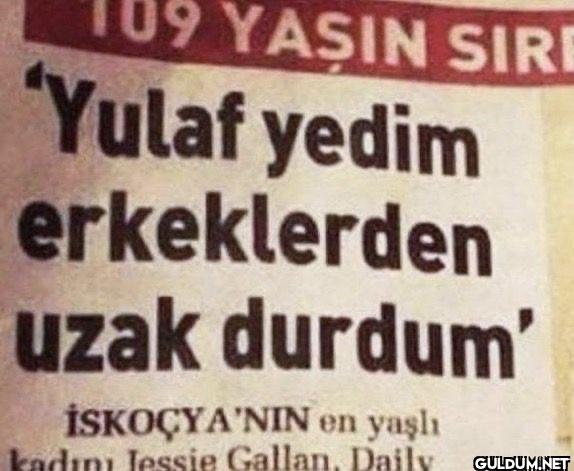 YAŞIN SIRE 'Yulaf yedim...