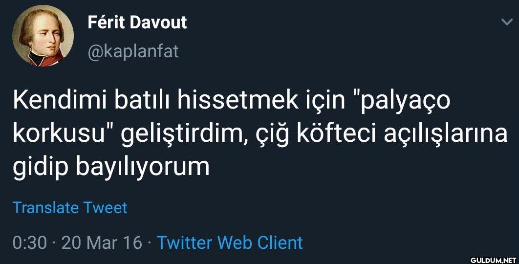 Kendimi batılı hissetmek...