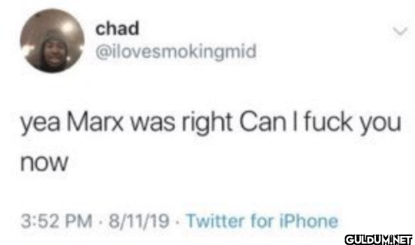 yea Marx was right Can I...