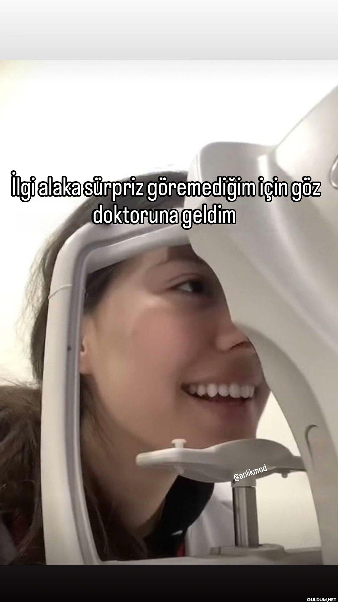 İlgi alaka sürpriz...