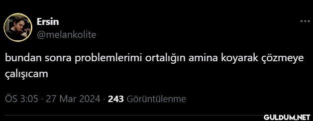 bundan sonra problemlerimi...