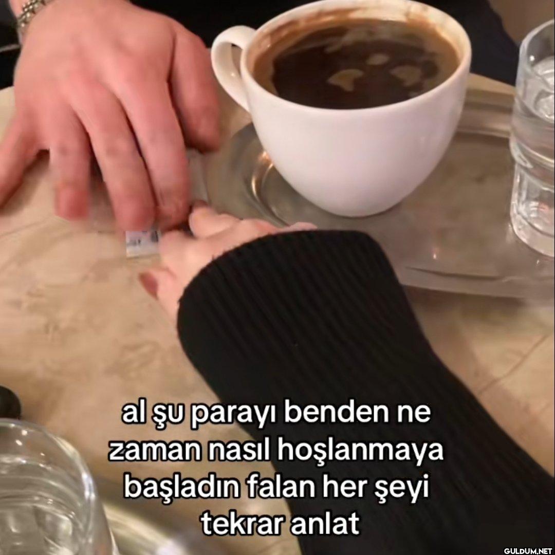 al şu parayı benden ne...