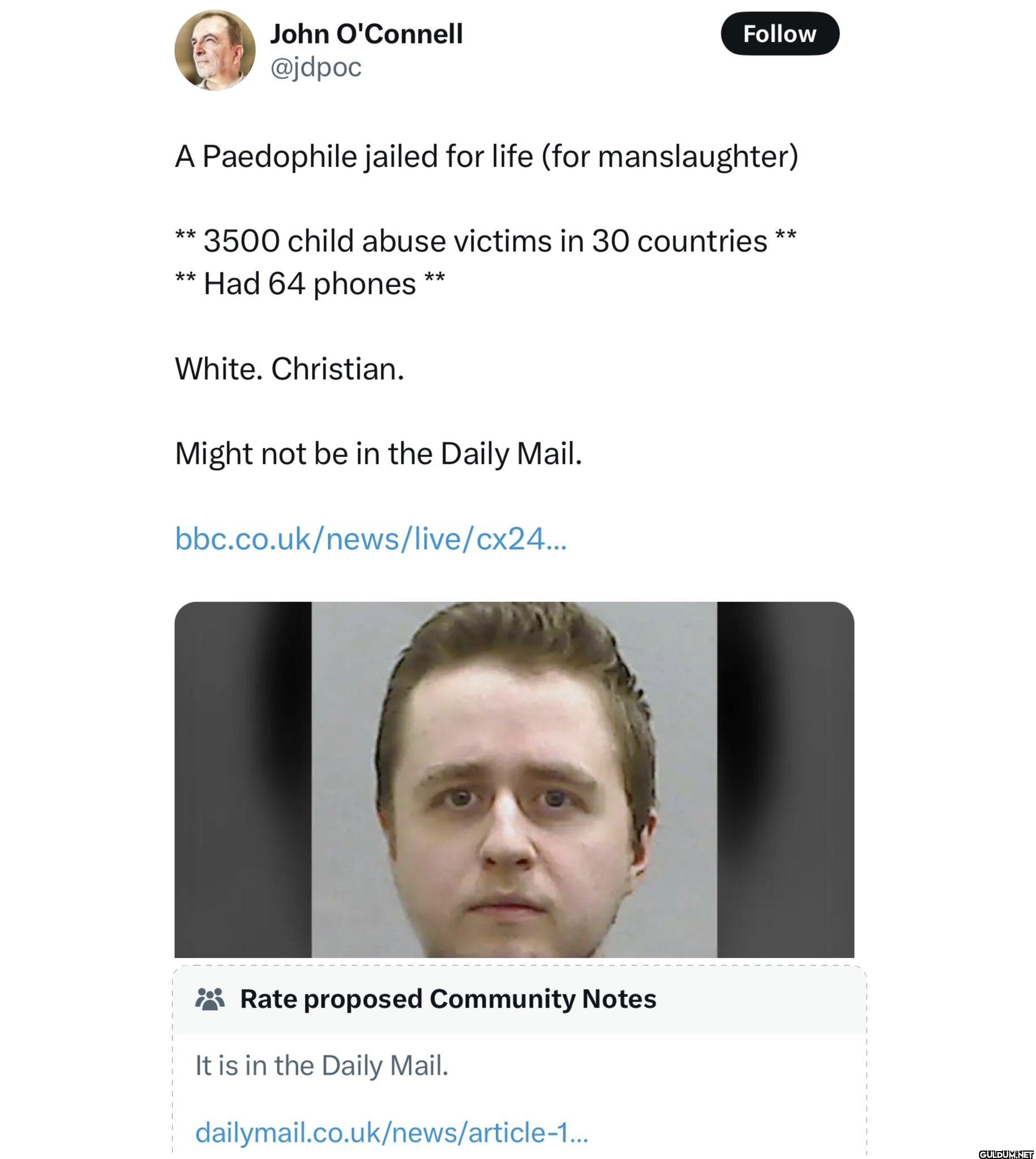 Follow A Paedophile jailed...