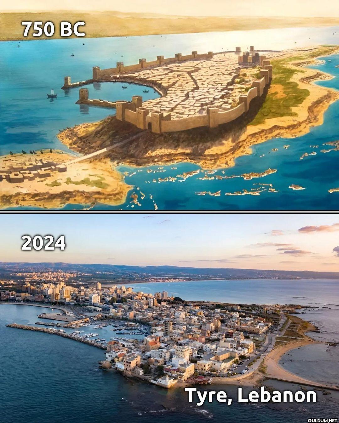 3. Tyre, Lebanon    750 BC...