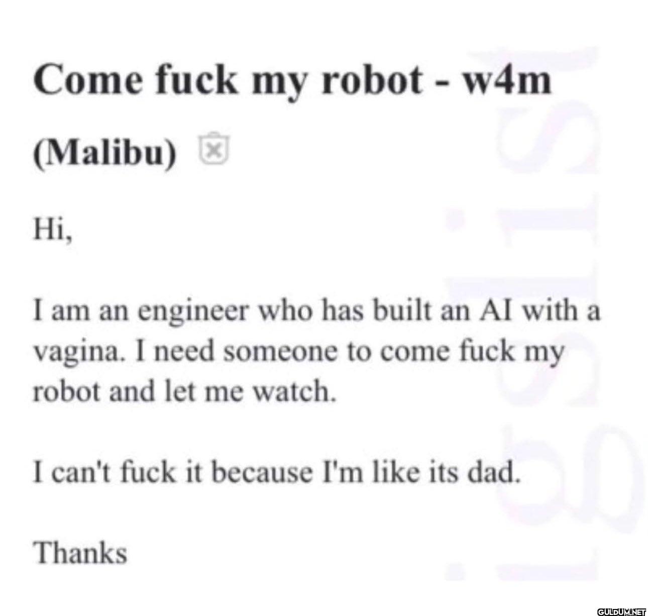 ex machina (but in 2025)  ...