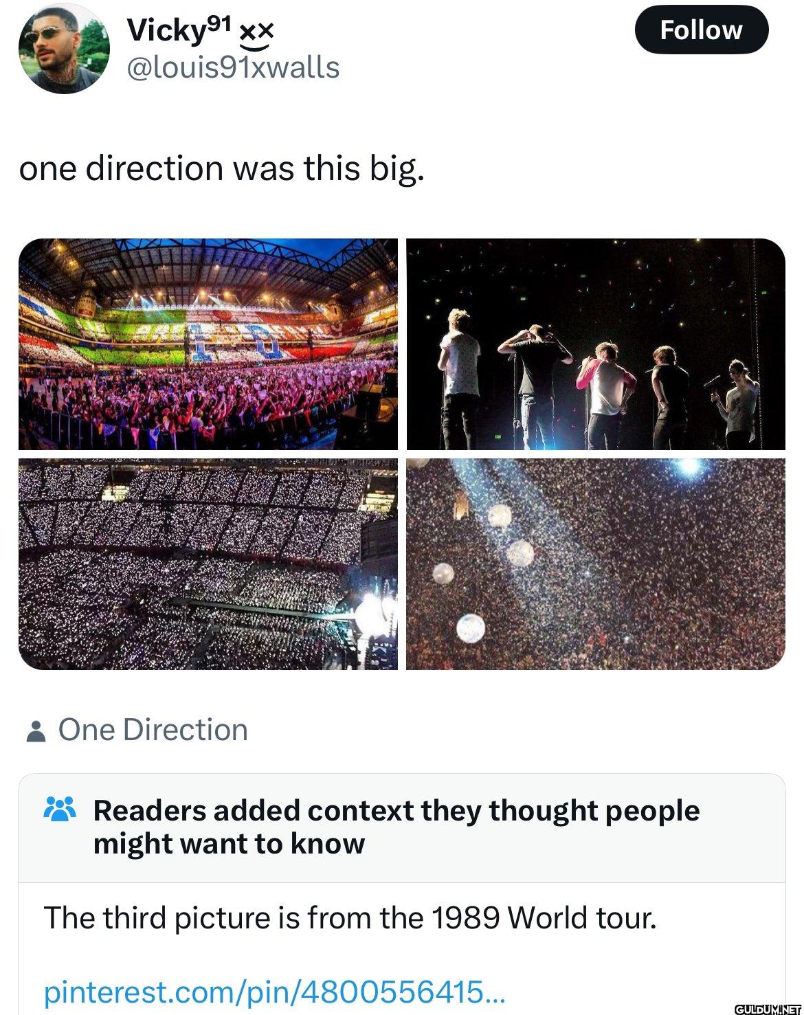 one direction was this...