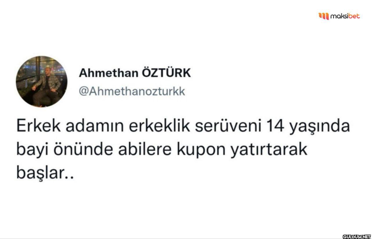 Erkek adamın erkeklik...