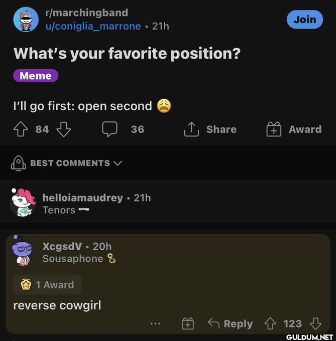 r/marchingband...