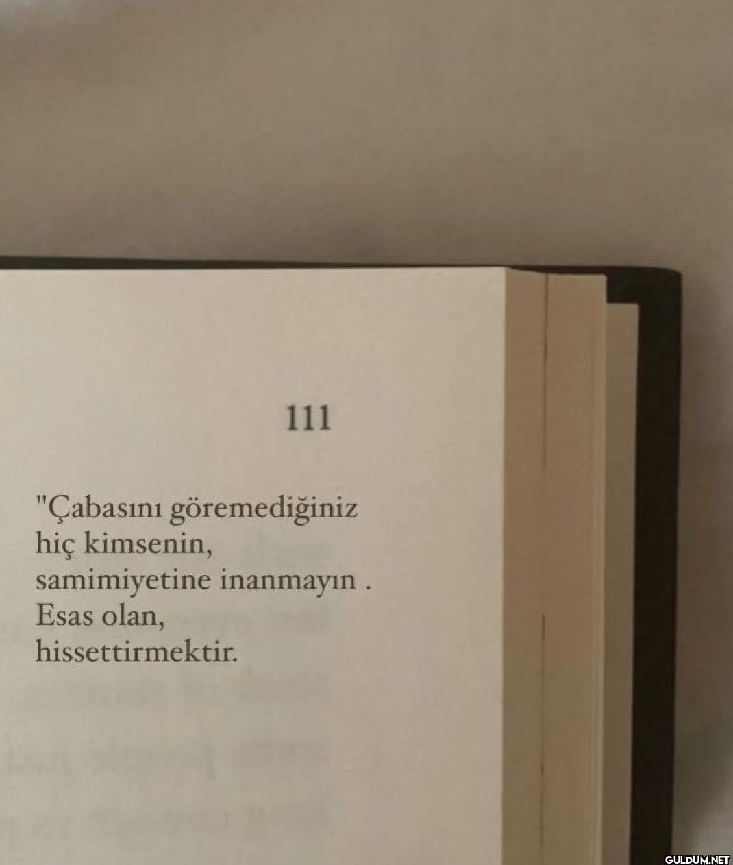 111 "Çabasını...
