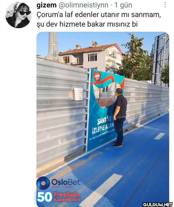 · 1 gün Çorum'a laf...