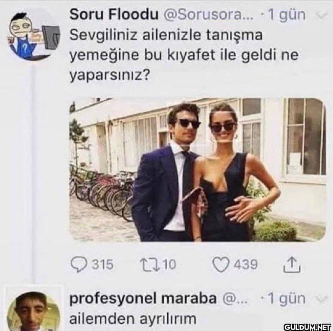 1 gün Sevgiliniz ailenizle...