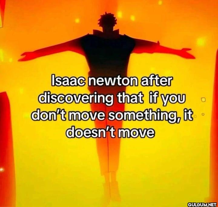 Isaac newton after...