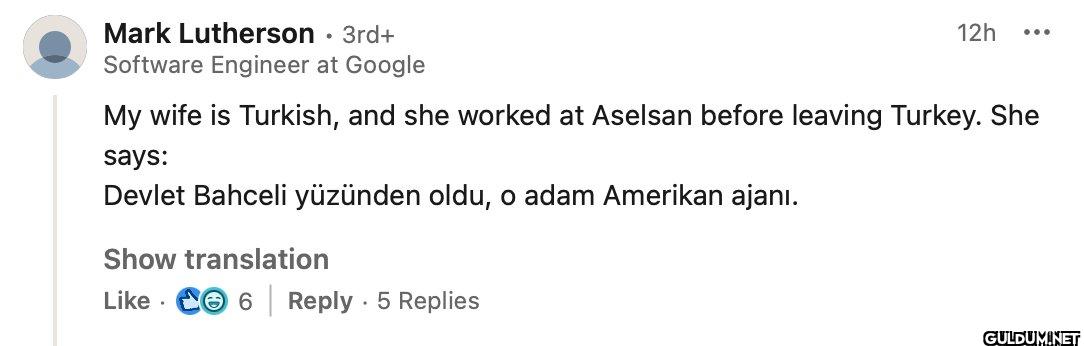 linkedin her zamanki gibi ...