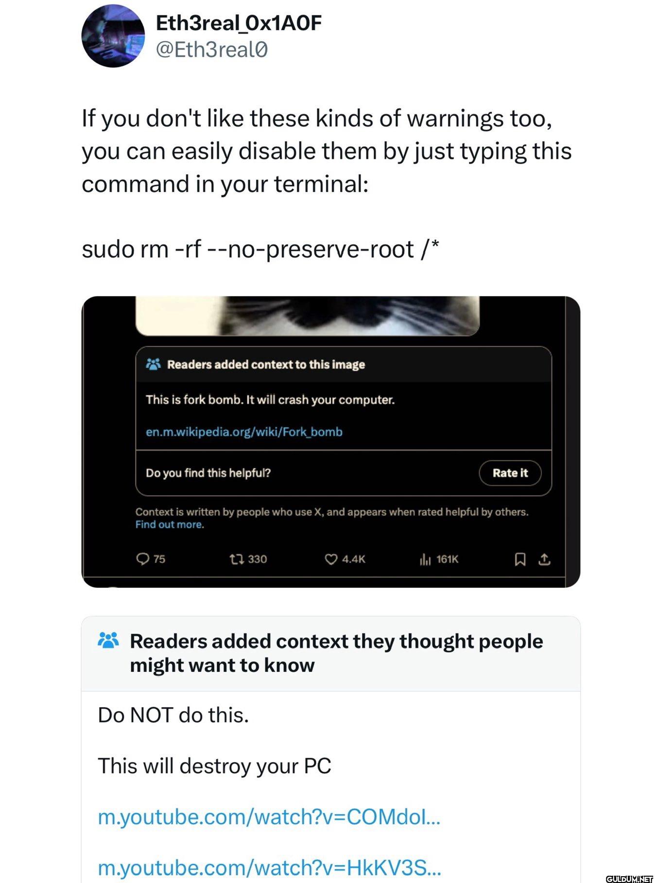 Community notes to the...
